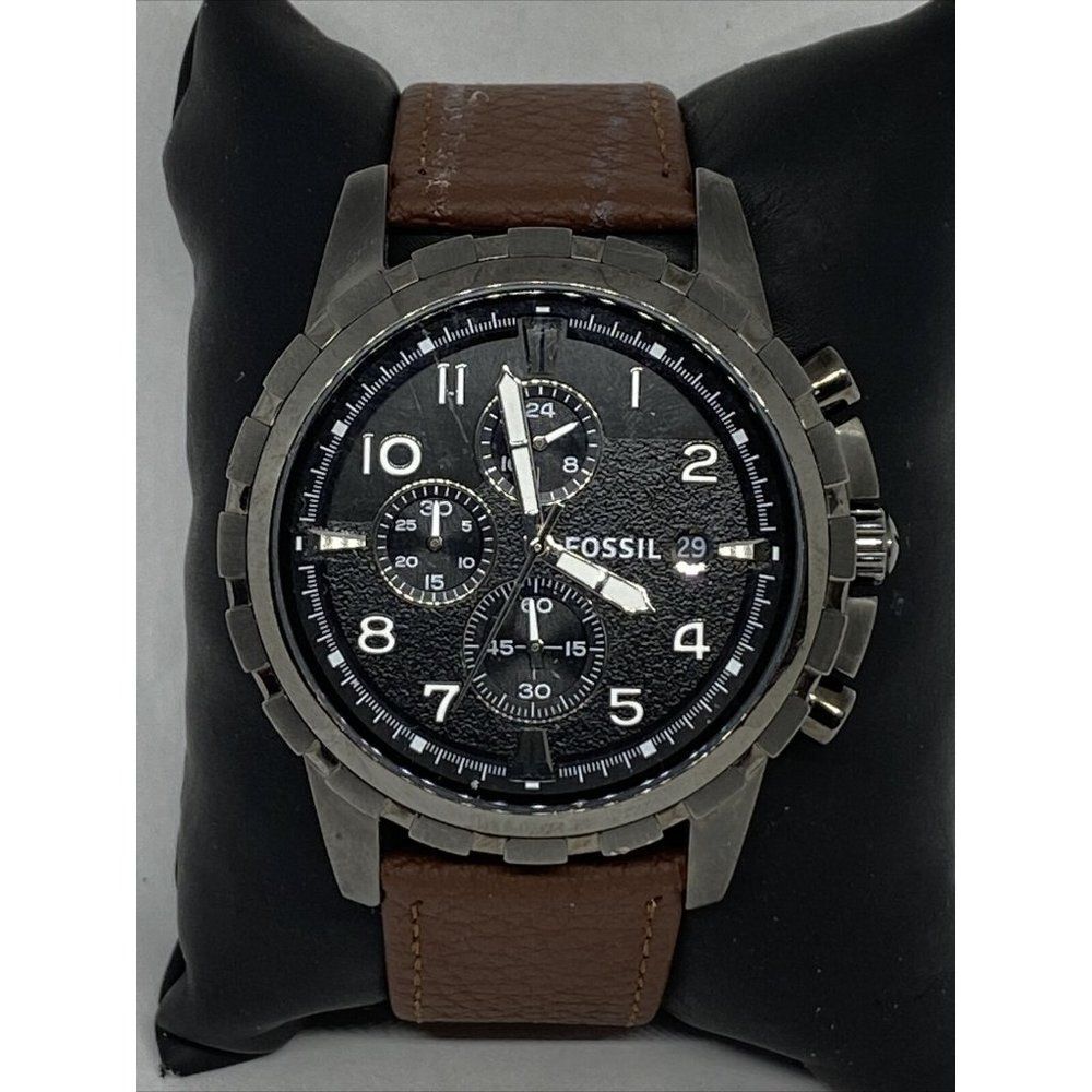 Fossil Dean FS4721 Men's Brown Leather Analog Dial